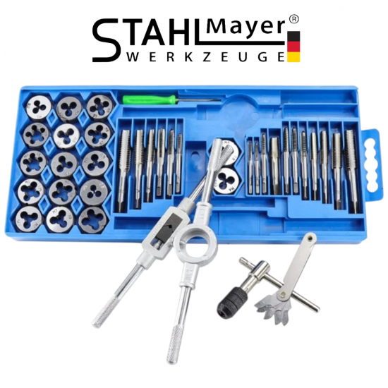 Метчици и Плашки Комплект 40 части STAHLМAYER