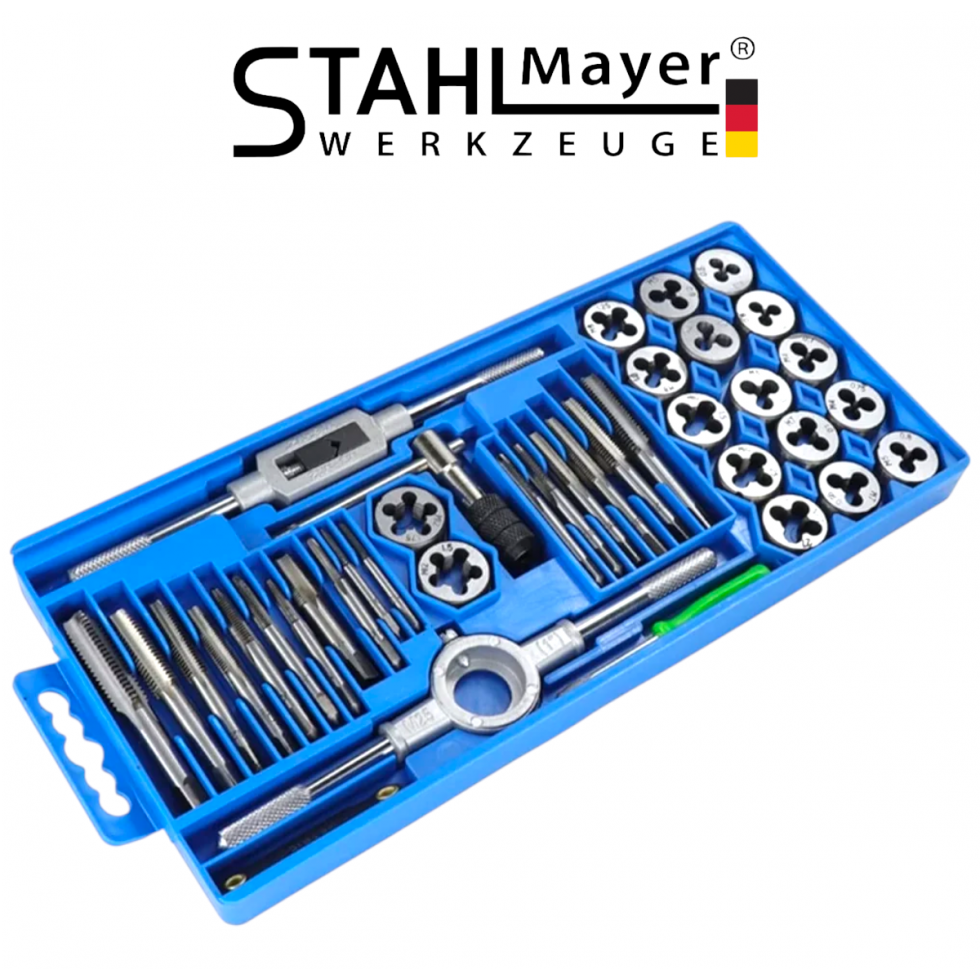 Метчици и Плашки Комплект 40 части STAHLМAYER