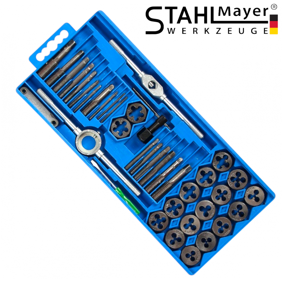 Метчици и Плашки Комплект 40 части STAHLМAYER