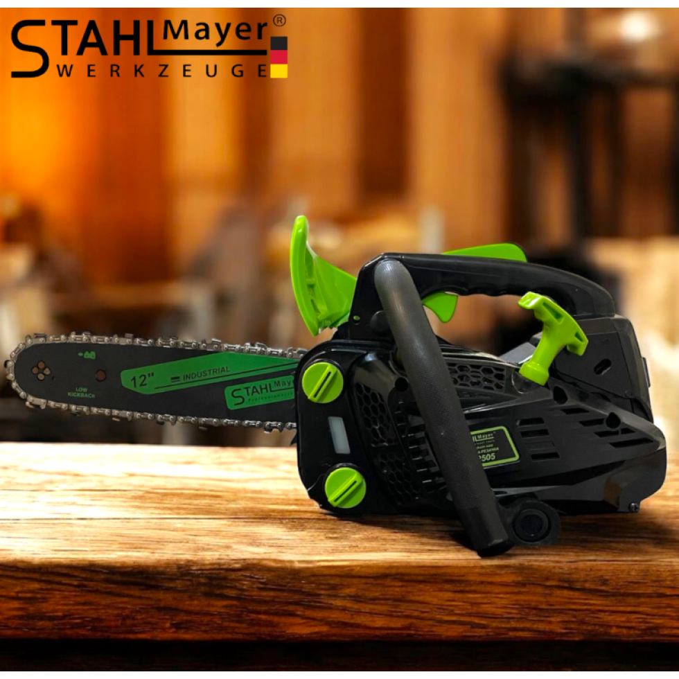 Бензинова Мини Резачка за Дърва Кастрене STAHLMAYER 25.4cc 30см шина 2 вериги Мини Верижен Трион Бензинова Мини Резачка за Дърва Кастрене STAHLMAYER 25.4cc 30см шина 2 вериги Мини Верижен Трион