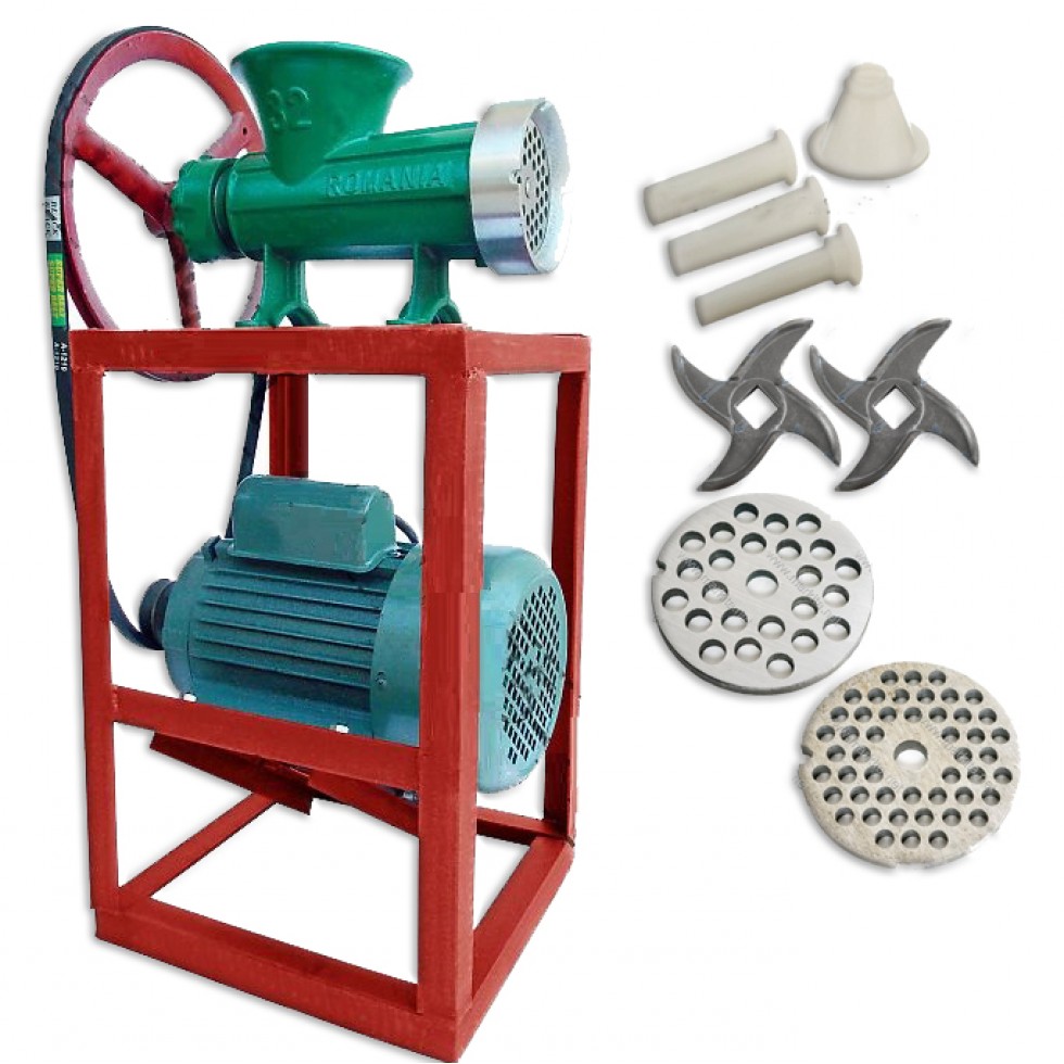 Електрическа Месомелачка Чугунена 32 номер с електромотор 1.5кВ 1500 оборота Електрическа Месомелачка Чугунена 32 номер с електромотор 1.5кВ 1500 оборота