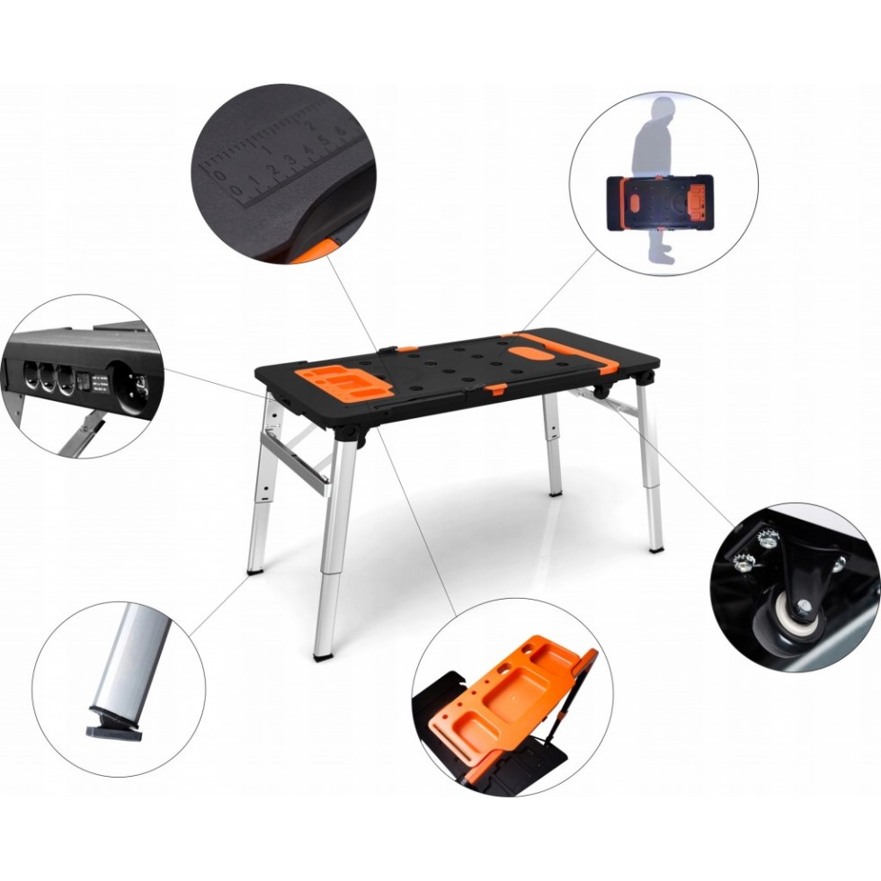 Многофункционална Работна Маса Платформа 7в1 WMC Многофункционална Работна Маса Платформа 7в1 WMC