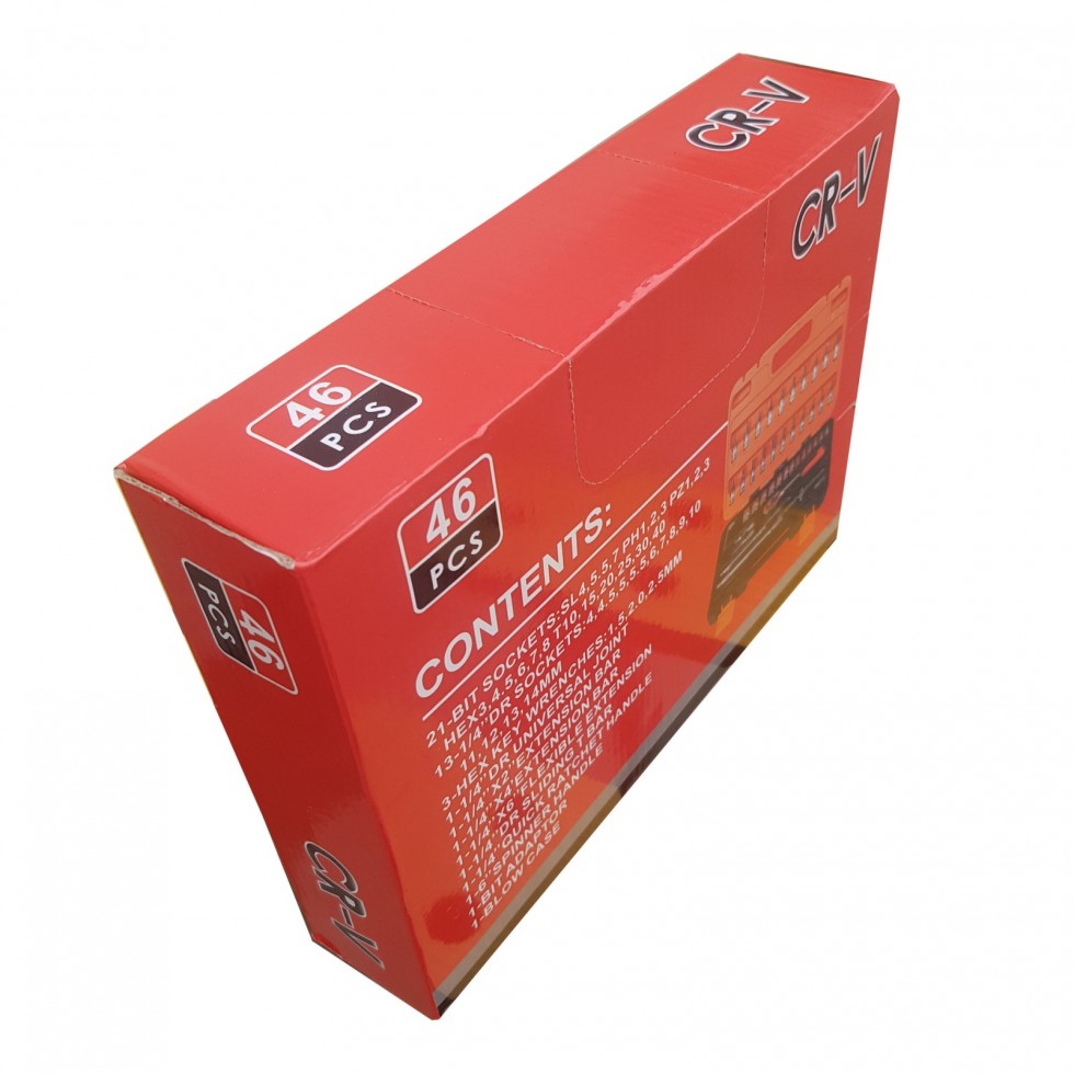 Комплект Куфар Гедоре 46 части Stahlmayer Комплект Куфар Гедоре 46 части Stahlmayer