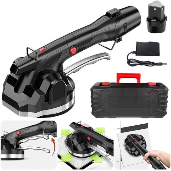 Безжична Вендуза за плочки Акумулаторна до 100кг Вибромашина