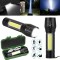LED Джобен фенер с 3 режима , презареждаем, с USB кабел