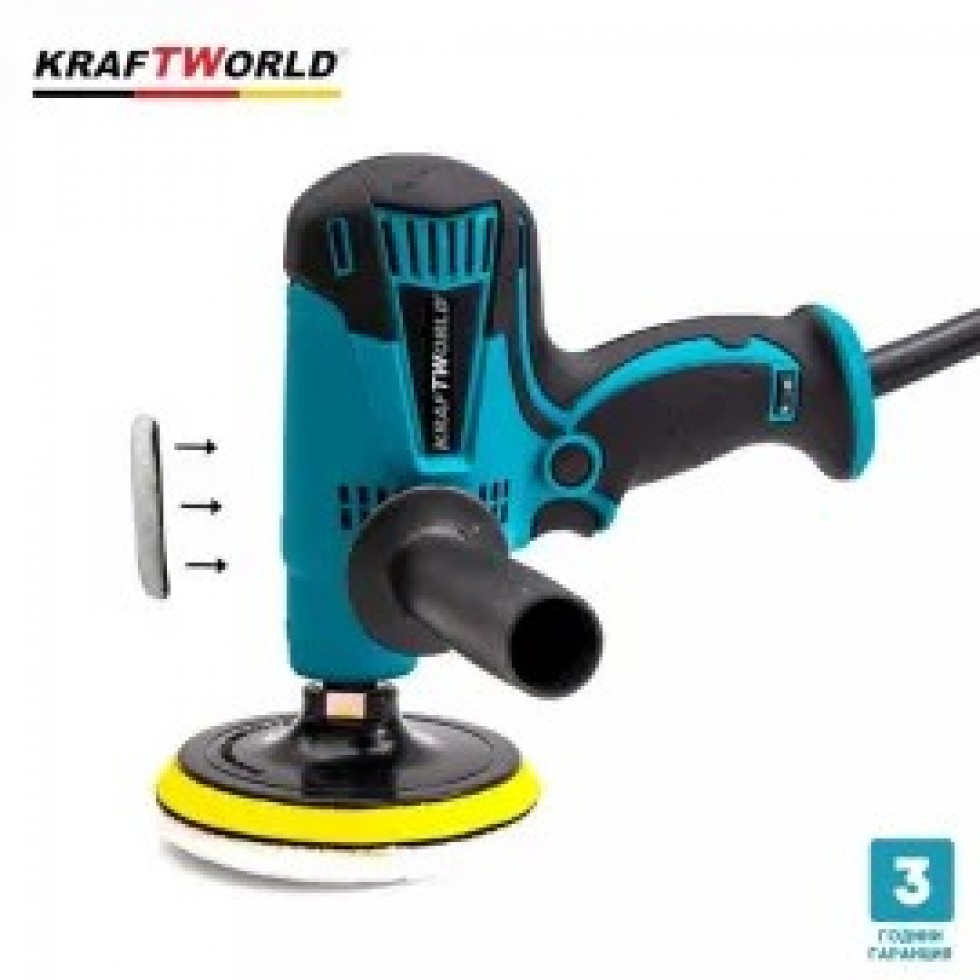 Машина за полиране KRAFT 1200W Полирмашина Машина за полиране KRAFT 1200W Полирмашина