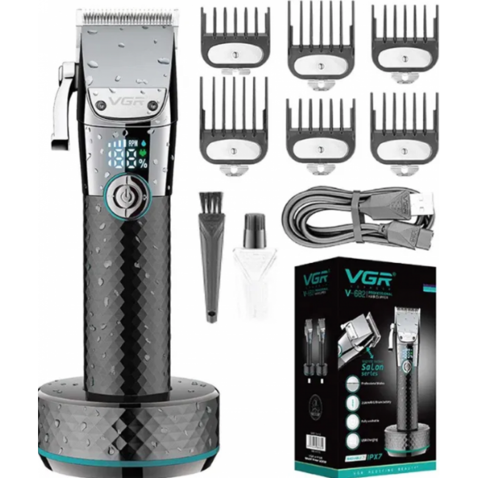 Професионален Акумулаторна Машинка VGR V-682 Машина за Подстригване за Коса и Брада Професионален Акумулаторна Машинка VGR V-682 Машина за Подстригване за Коса и Брада
