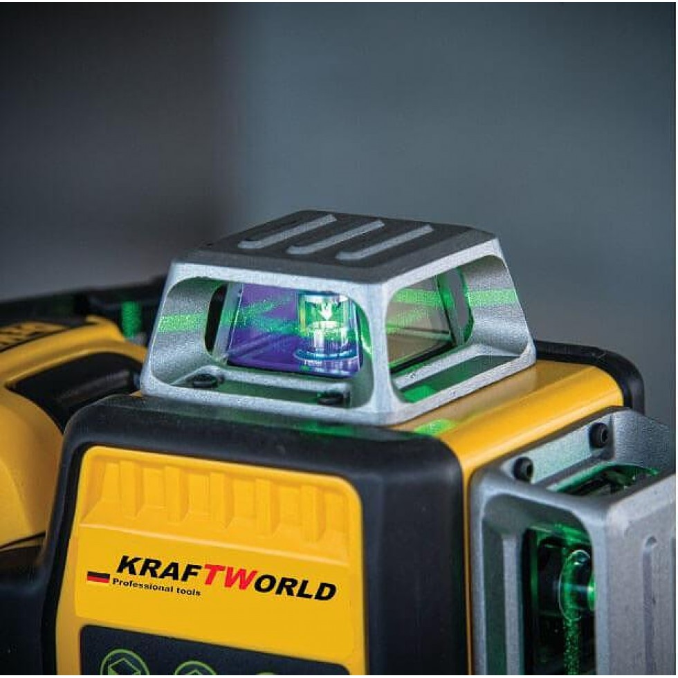 4Д Лазерен Нивелир KRAFT 12 Линии 12V 8,0AH 4D Магнитна Стойка 4Д Лазерен Нивелир KRAFT 12 Линии 12V 8,0AH 4D Магнитна Стойка