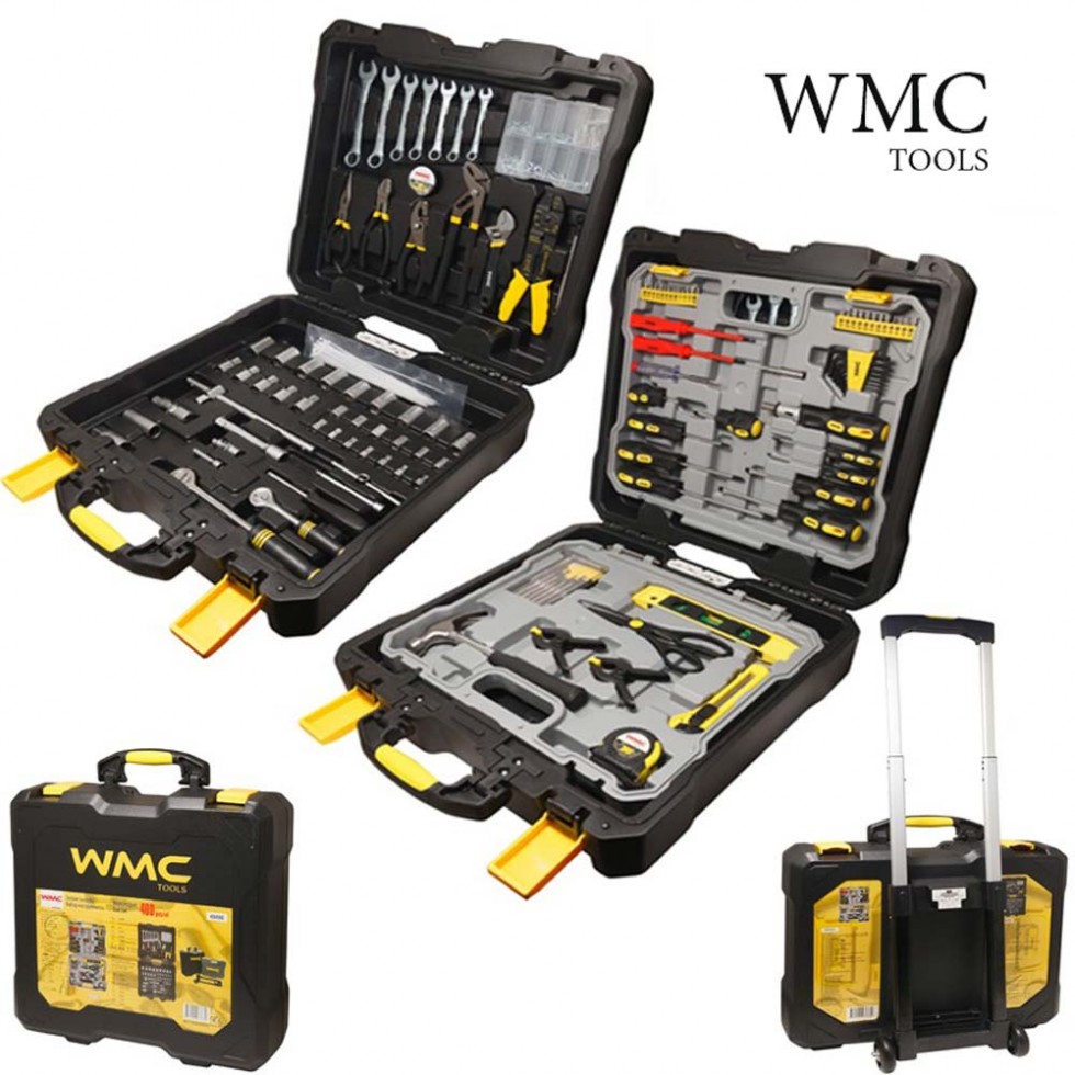 Двоен Куфар с инструменти 400 части WMC Двоен Куфар с инструменти 400 части WMC