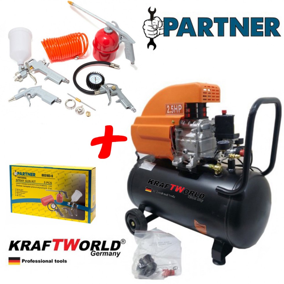 ПРОМО ПАКЕТ Пневматични инструменти 5ч + Компресор за въздух 25 литра . ПРОМО ПАКЕТ Пневматични инструменти 5ч + Компресор за въздух 25 литра .