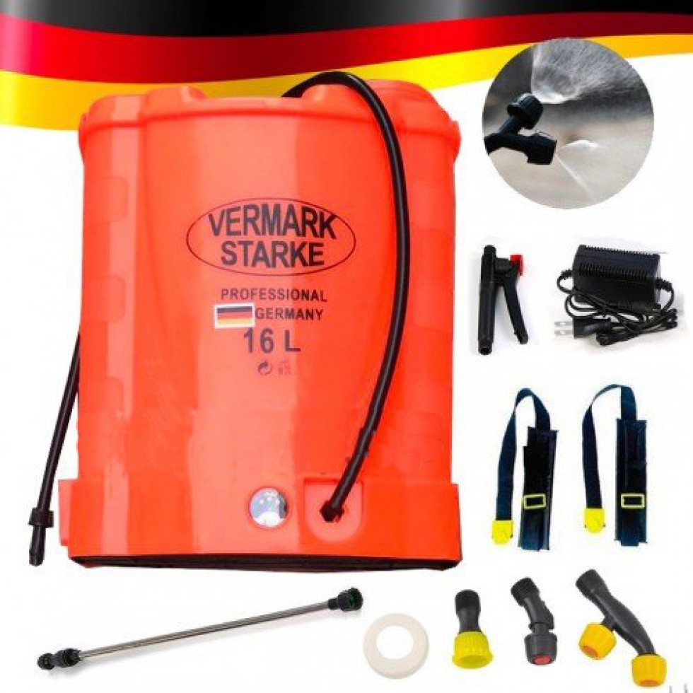 Акумулаторна / Електрическа Пръскачка Vermark Starke 16l Акумулаторна / Електрическа Пръскачка Vermark Starke 16l