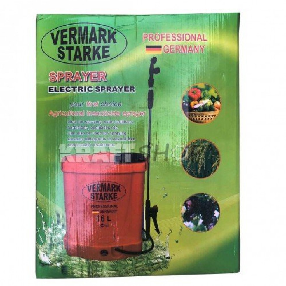 Акумулаторна / Електрическа Пръскачка Vermark Starke 16l Акумулаторна / Електрическа Пръскачка Vermark Starke 16l