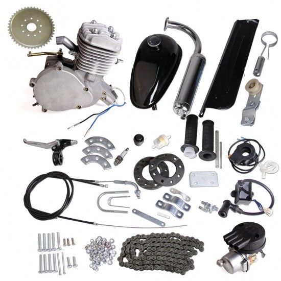 Руски Бензинов Велодвигател 100 cc кубика двигател за колело ДРУЖБА Двутактов Вело мотор