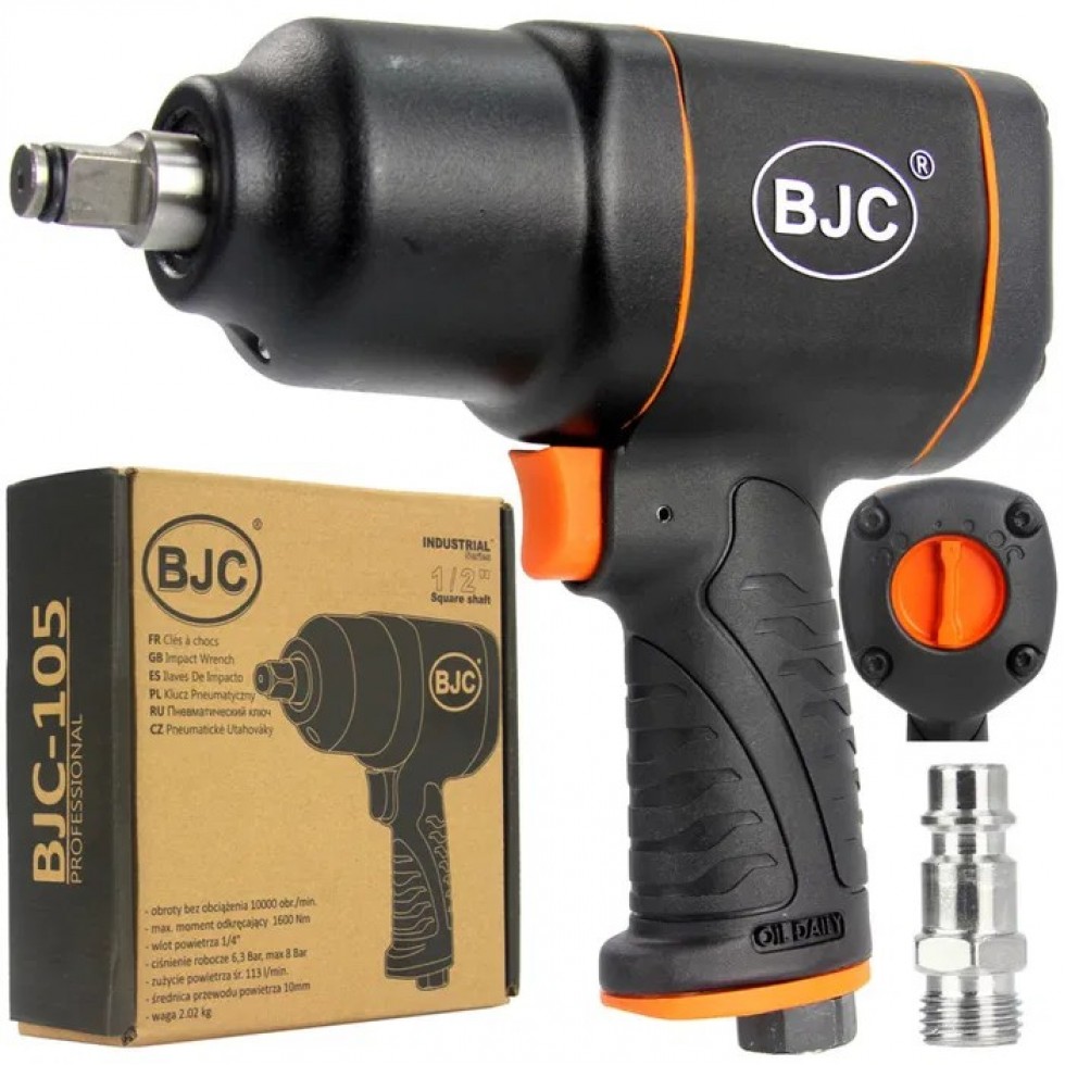 Гайковерт пневматичен 1550 Nm 1/2 BJC Гайковерт пневматичен 1550 Nm 1/2 BJC