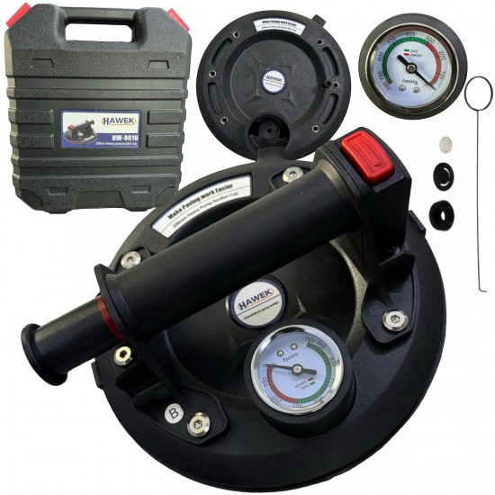 Вендуза с Манометър Вакуумна Помпа Ø200мм HAWEK HW-9016 Вакум Вендуза с Манометър Вакуумна Помпа Ø200мм HAWEK HW-9016 Вакум
