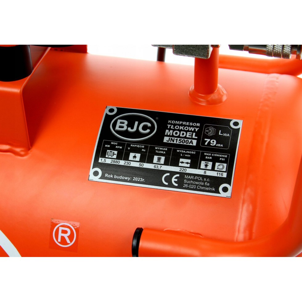 КОМПРЕСОР ЗА ВЪЗДУХ МОНОФАЗЕН БЕЗМАСЛЕН БУТАЛЕН 24 ЛИТРА BJC КОМПРЕСОР ЗА ВЪЗДУХ МОНОФАЗЕН БЕЗМАСЛЕН БУТАЛЕН 24 ЛИТРА BJC