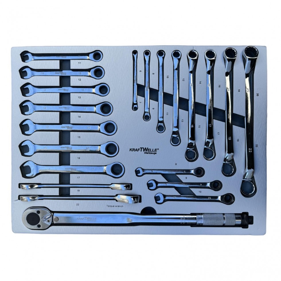 Немски Професионален Шкаф с Инструменти KRAFTWELLE XXL-03 7 Чекмеджета 6 Пълни Немски Професионален Шкаф с Инструменти KRAFTWELLE XXL-03 7 Чекмеджета 6 Пълни