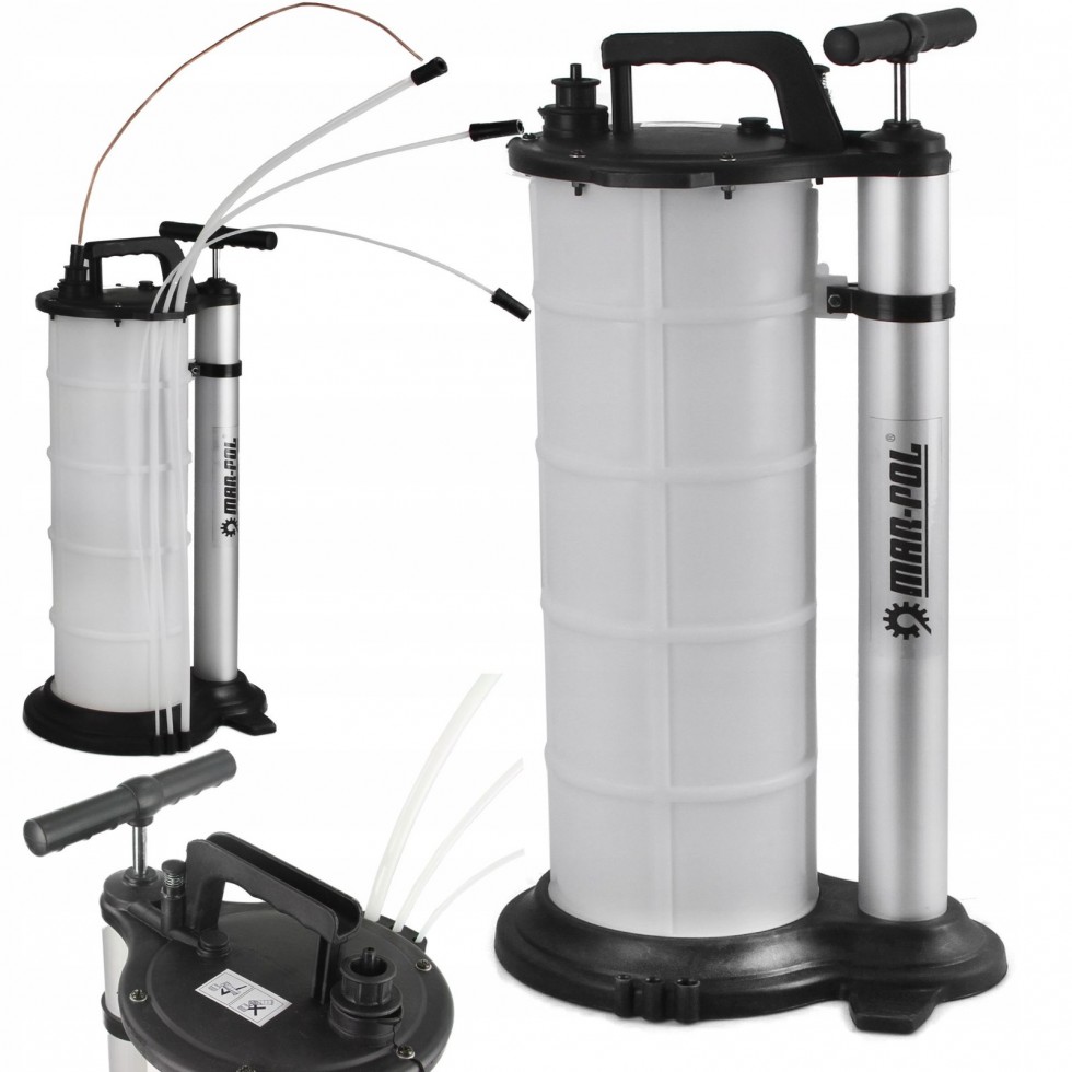 Помпа за Източване на Масло и Спирачна Течност Ръчна и Пневматична 9 литра Mar-Pol M78306 Помпа за Източване на Масло и Спирачна Течност Ръчна и Пневматична 9 литра Mar-Pol M78306