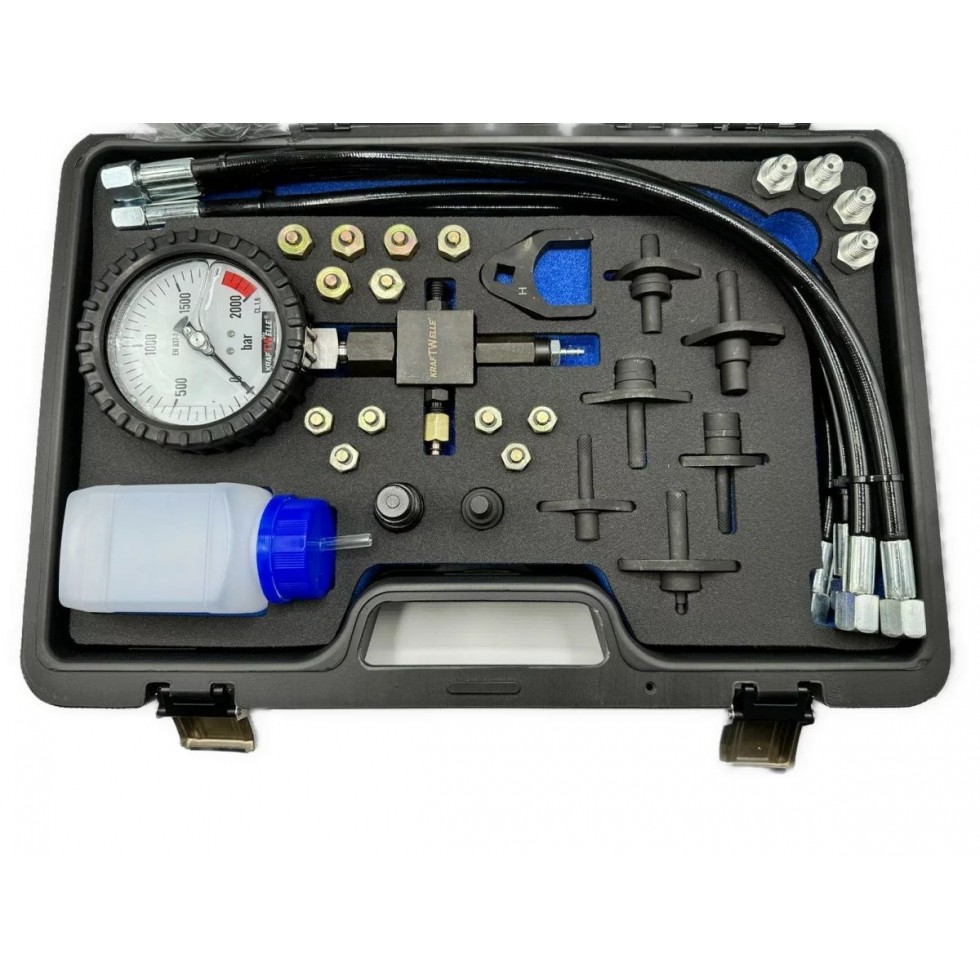 Немски Професионален Тестер за Високо Налягане Common Rail KRAFTWELLE KW-8901 Немски Професионален Тестер за Високо Налягане Common Rail KRAFTWELLE KW-8901