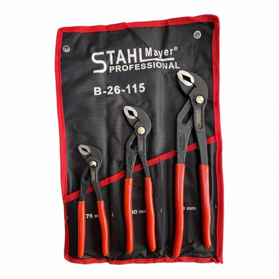 Комплект Клещи Гарги STAHLMAYER 175/250/300 мм 3 броя