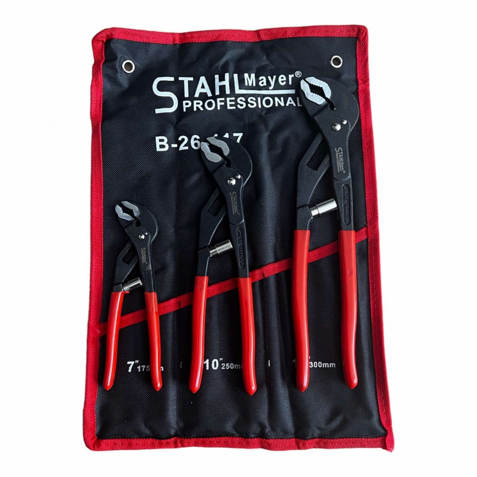 Клещи Гарги Комплект 3 броя STAHL MAYER 175мм 250мм 300мм Автоматични Клещи Гарги Комплект 3 броя STAHL MAYER 175мм 250мм 300мм Автоматични