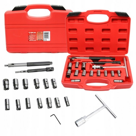 Комплект Фрези за Почистване Леглата на Дюзи 17 части Mar-Pol M57684