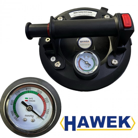 Вендуза с Манометър Вакуумна Помпа Ø200мм HAWEK HW-9016 Вакум