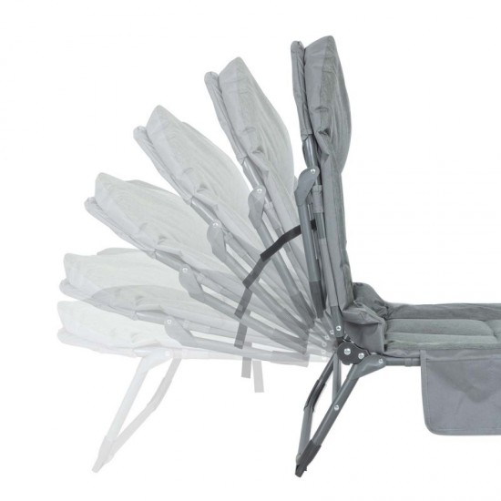 Походно Легло Шезлонг Сгъваем с Чадър