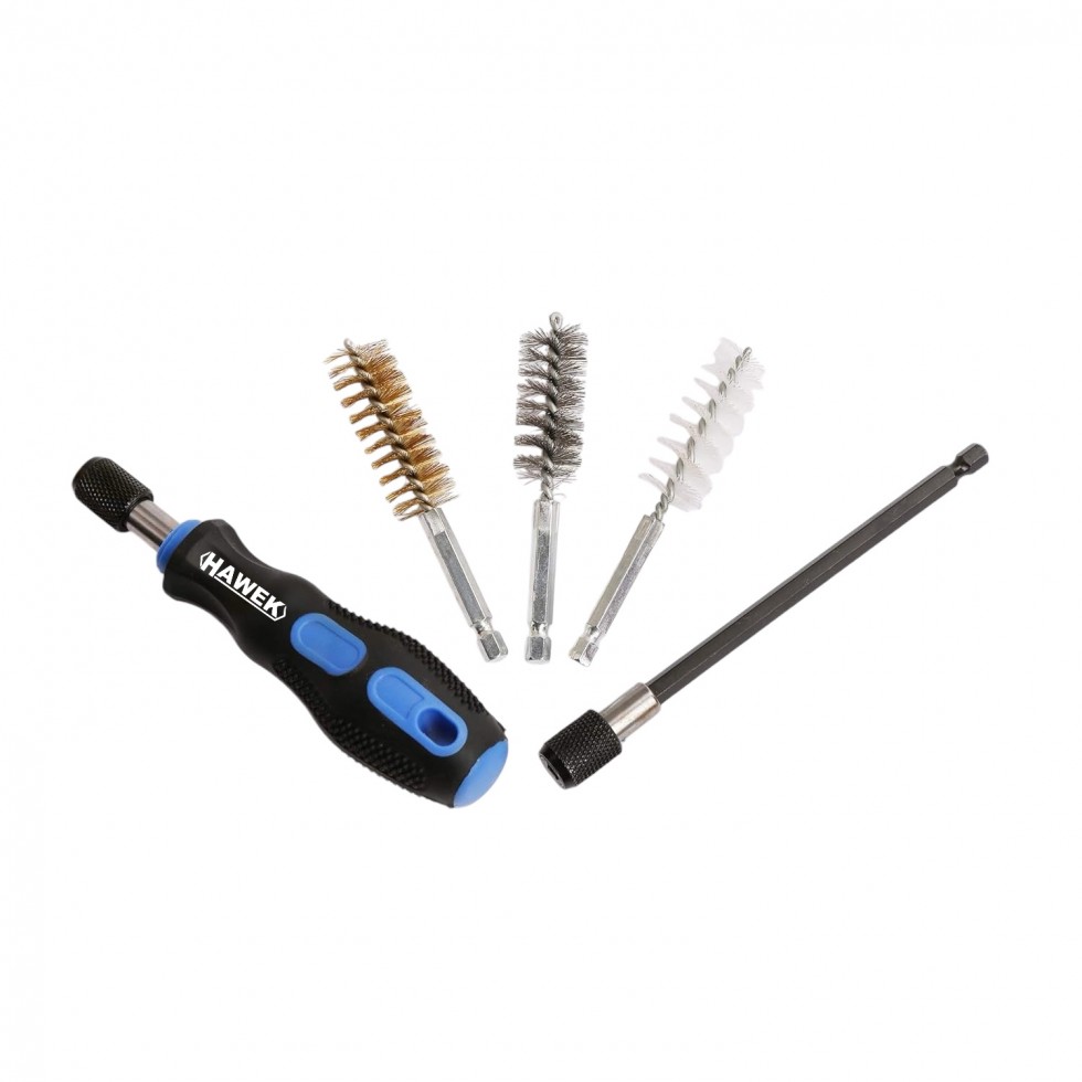 Комплект четки за почистване на цилиндри втулки тръби 38 части HAWEK Комплект четки за почистване на цилиндри втулки тръби 38 части HAWEK