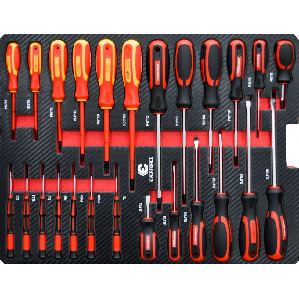 Професионална Количка с Инструменти 238 части Куфар EVERFORCE