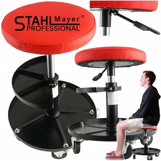 АВТОМОНТЬОРСКИ СТОЛ с амортисьор + ПОСТАВКА ЗА ИНСТРУМЕНТИ STAHLMAYER