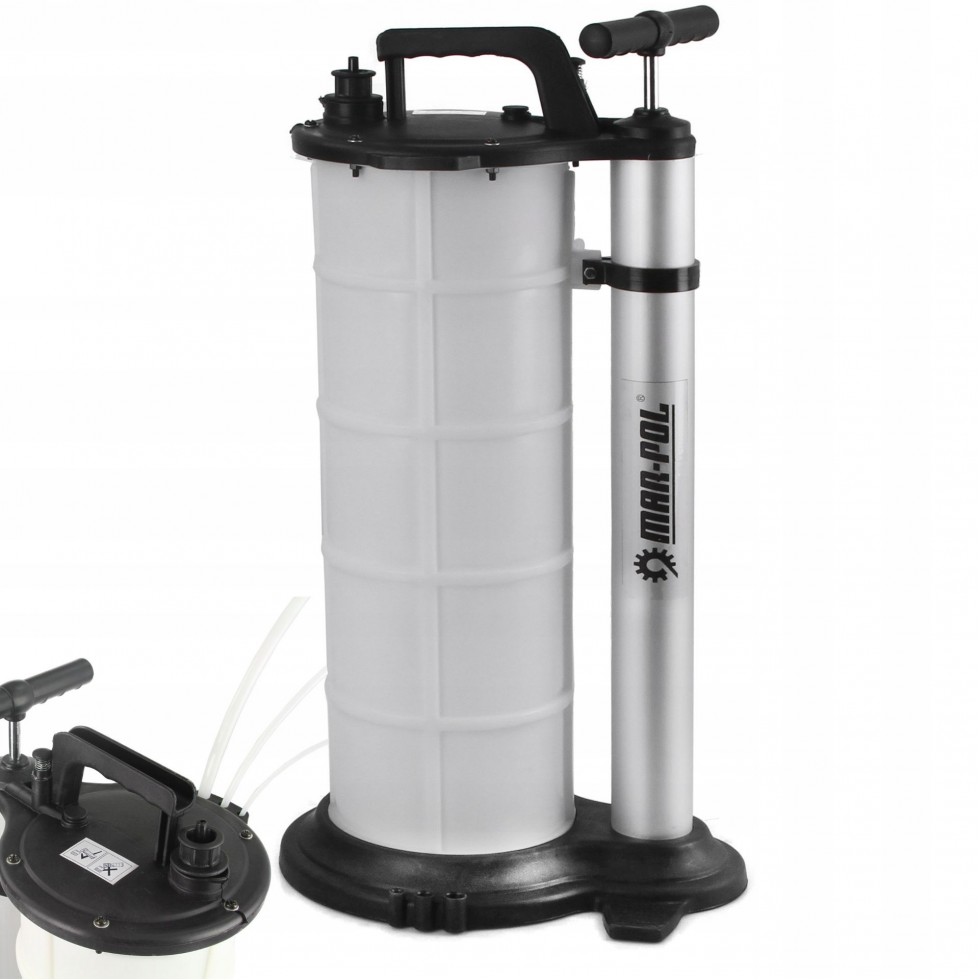 Помпа за Източване на Масло и Спирачна Течност Ръчна и Пневматична 9 литра Mar-Pol M78306 Помпа за Източване на Масло и Спирачна Течност Ръчна и Пневматична 9 литра Mar-Pol M78306