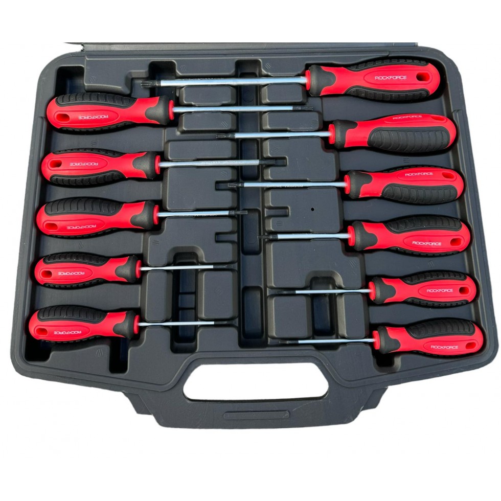 Отвертки ТОРКС Комплект 11 части ROCKFORCE Отвертки ТОРКС Комплект 11 части ROCKFORCE