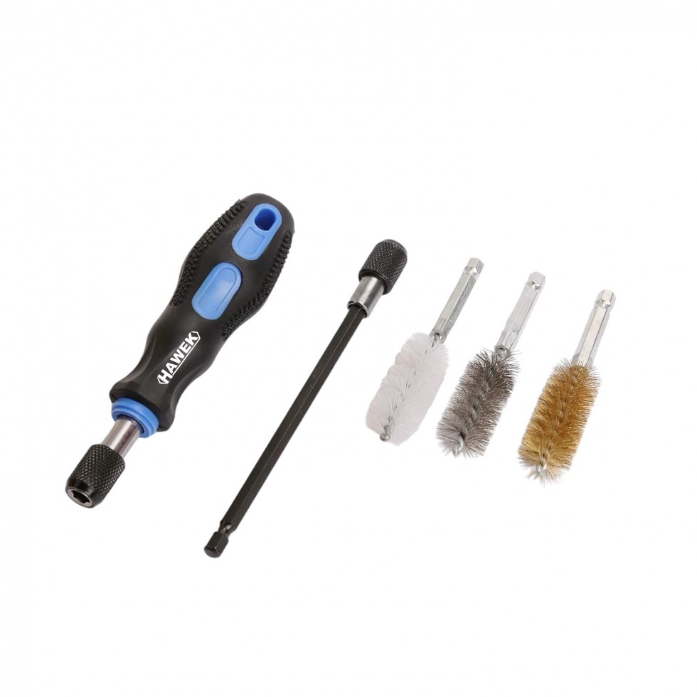 Комплект четки за почистване на цилиндри втулки тръби 38 части HAWEK Комплект четки за почистване на цилиндри втулки тръби 38 части HAWEK