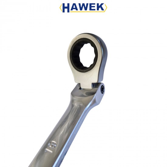 Удължени Подвижни Ключове Звезди с тресчотка Прави Дълги Чупещи 8-19мм Полски HAWEK Удължени Подвижни Ключове Звезди с тресчотка Прави Дълги Чупещи 8-19мм Полски HAWEK