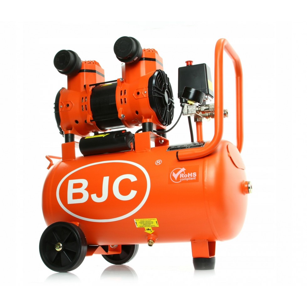КОМПРЕСОР ЗА ВЪЗДУХ МОНОФАЗЕН БЕЗМАСЛЕН БУТАЛЕН 24 ЛИТРА BJC КОМПРЕСОР ЗА ВЪЗДУХ МОНОФАЗЕН БЕЗМАСЛЕН БУТАЛЕН 24 ЛИТРА BJC