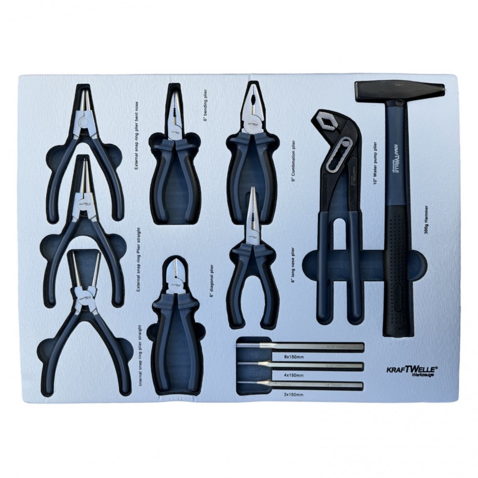 Немски Професионален Шкаф с Инструменти KRAFTWELLE XXL-03 7 Чекмеджета 6 Пълни Немски Професионален Шкаф с Инструменти KRAFTWELLE XXL-03 7 Чекмеджета 6 Пълни