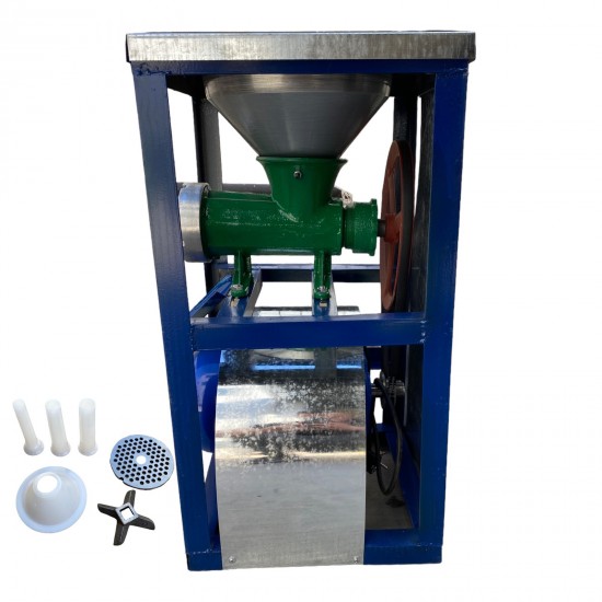 Електромотор с Месомелачка Чугунена Румънска №32 1.5кв 1500об. и метална фуния + плот Електромотор с Месомелачка Чугунена Румънска №32 1.5кв 1500об. и метална фуния + плот