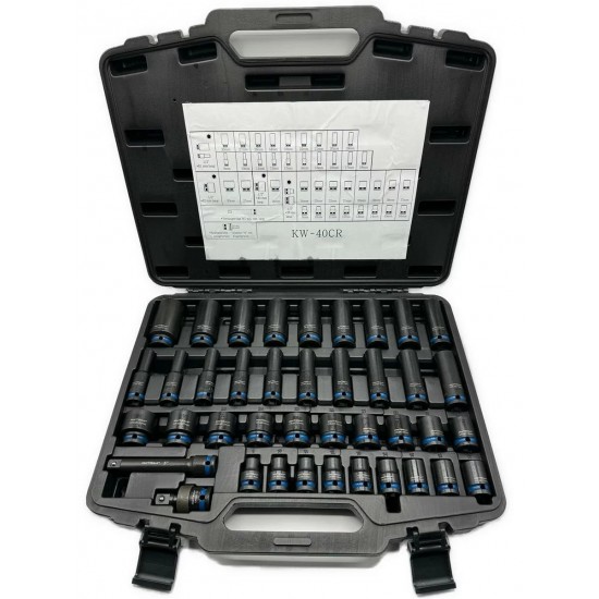 Немски Професионални Ударни Вложки 40 части KRAFTWELLE Немски Професионални Ударни Вложки 40 части KRAFTWELLE