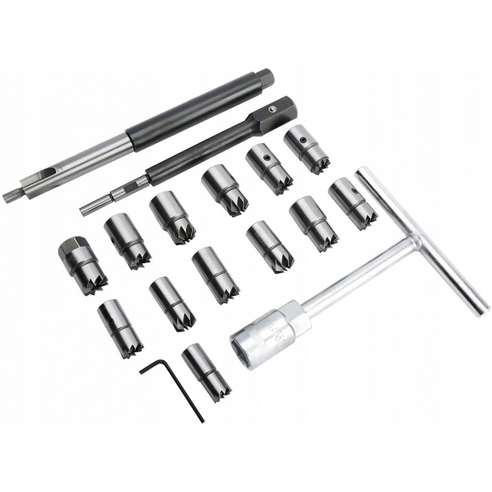 Комплект Фрези за Почистване Леглата на Дюзи 17 части Mar-Pol M57684 Комплект Фрези за Почистване Леглата на Дюзи 17 части Mar-Pol M57684