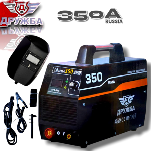 Инверторен Електрожен 350А ДРУЖБА с Дисплей Голям IGBT 220V до 5мм електроди