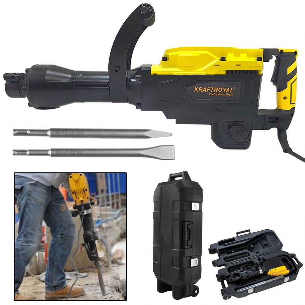 Немски Професионален Къртач 3800W 65J KRAFT ROYAL в куфар с колела Немски Професионален Къртач 3800W 65J KRAFT ROYAL в куфар с колела