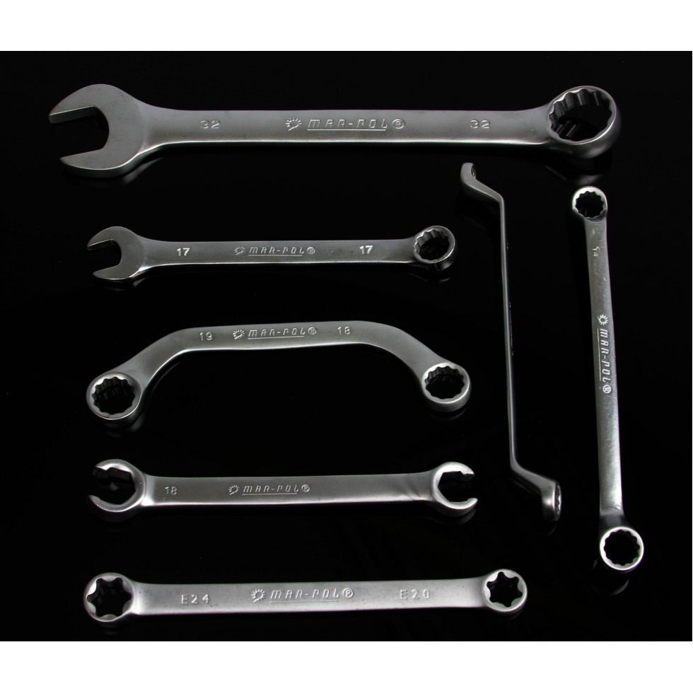 Полски Комплект Комбинирани Ключове 47 части MAR-POL Полски Комплект Комбинирани Ключове 47 части MAR-POL