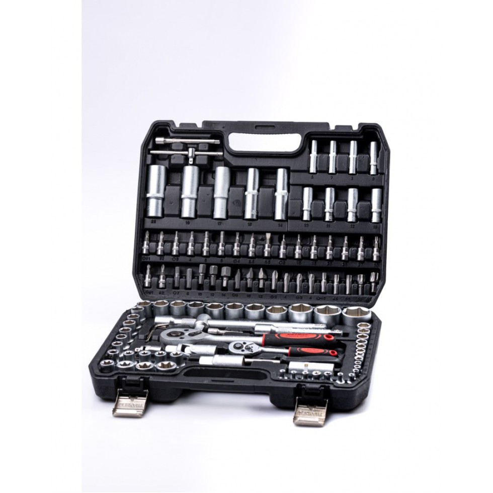 Гедоре 108 части KRAFTROYAL Комплект Инструменти с Тресчотки 1/2 1/4 Гедоре 108 части KRAFTROYAL Комплект Инструменти с Тресчотки 1/2 1/4