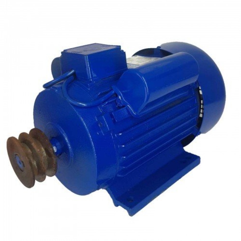 Монофазен Електромотор 4kW 1500 оборота ТАЙГА Елмотор Двигател с шайба Монофазен Електромотор 4kW 1500 оборота ТАЙГА Елмотор Двигател с шайба