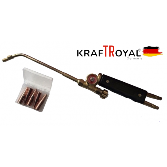 Горелка за Оксижен с 5 броя дюзи Ф1 Ф2 Ф3 Ф4 Ф5 KRAFTROYAL Горелка за Оксижен с 5 броя дюзи Ф1 Ф2 Ф3 Ф4 Ф5 KRAFTROYAL