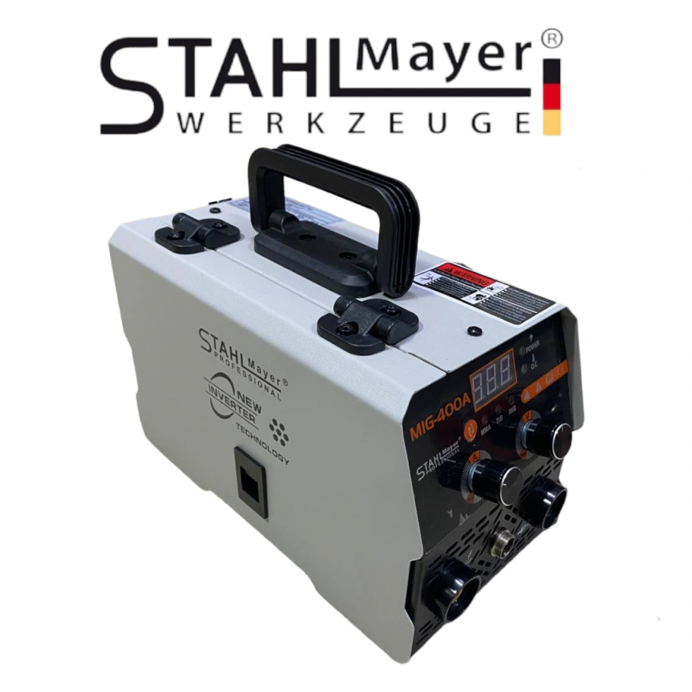 Телоподаващо Инверторен Електрожен 400А 2в1 Заваръчна Техника STAHLMAYER Телоподаващо Инверторен Електрожен 400А 2в1 Заваръчна Техника STAHLMAYER