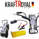 Компресор Двубутален за Помпане на Гуми с Led Фенер Маркуч за въздух Филитили и накрайници Комплект Пътна Помощ KRAFTROYAL Компресор Двубутален за Помпане на Гуми с Led Фенер Маркуч за въздух Филитили и накрайници Комплект Пътна Помощ KRAFTROYAL