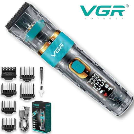 Професионална Машинка за Подстригване VGR V-695 Машина за Коса и Брада Водоустойчив