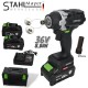 Акумулаторен Ударен Комбиниран Гайковерт / Винтоверт Безчетков STAHLMAYER 36V 8.0AH 850Nm + 2 Батерии и Вложка 19мм Куфар Акумулаторен Ударен Комбиниран Гайковерт / Винтоверт Безчетков STAHLMAYER 36V 8.0AH 850Nm + 2 Батерии и Вложка 19мм Куфар